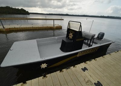sheriff boat side view